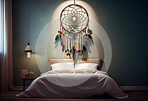 Sleep in Style: Dream Catcher Over Your Bed - Generative AI