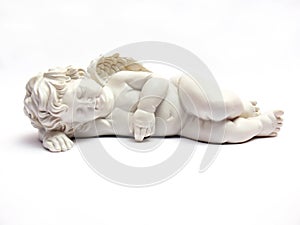 Sleeping angel - figurine photo