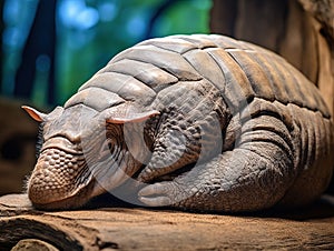 Sleeping armadillo