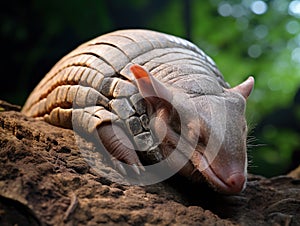 Sleeping armadillo