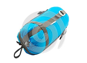 Sleeping bag packed