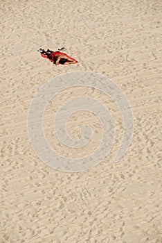 Sleeping on the Beach