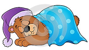 Sleeping bear theme image 1