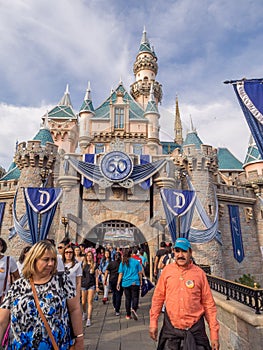 Sleeping Beauty Castle at Fantasyland in the Disneyland Park