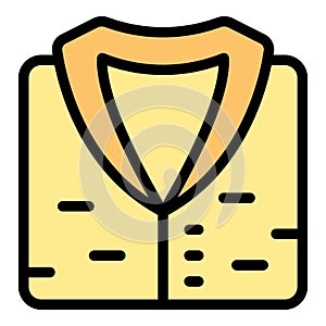 Sleeping clothes icon vector flat