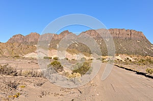 Sleeping indian rock formation in the Ischigualasto National Par