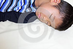 Sleeping Japanese boy