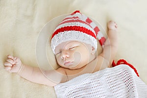 Sleeping newborn baby