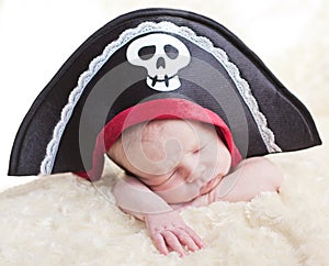 Sleeping newborn baby