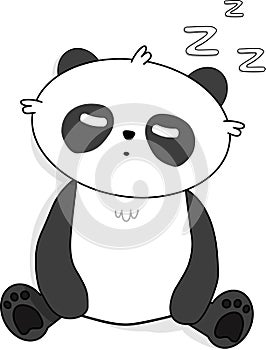 Sleeping panda