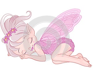 Sleeping pixy fairy photo