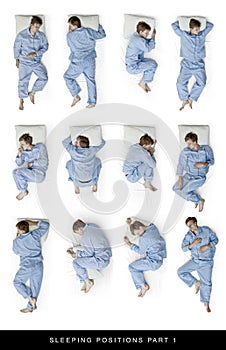 Sleeping positions photo