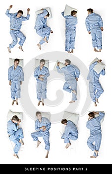 Sleeping positions photo