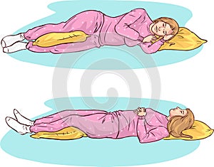 Sleeping positions