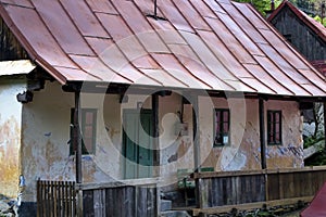 Spania Valley, Slovakia: interesting atmosphere of dwellings used by the population of the mining village Spania valley in