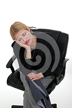 Sleepy Business Woman 6