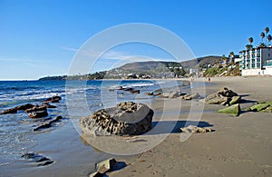 Sleepy Hollow Beach in Laguna Beach, CA.