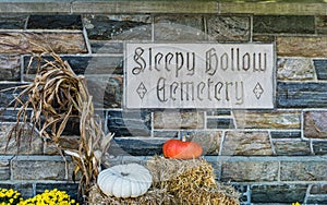 Sleepy Hollow Cemetery Sign