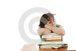 Sleepy student
