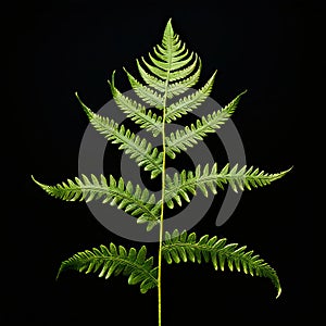 a slender fern frond displaying delicate feathery leaflets arra photo