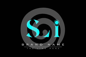 SLI abstract letter logo design