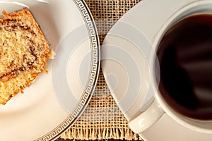 Slice of brazilian cake