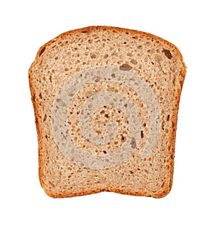 Slice of brown bread