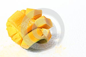 A slice of harum manis mango