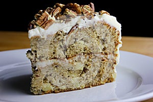 Slice of Hummingbird Cake