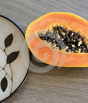 Slice of Papaya