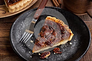 Slice of Pecan Tart