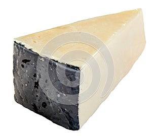 Slice of Pecorino Romano cheese photo