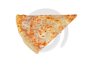 Slice of Pizza Isolated on a White Background