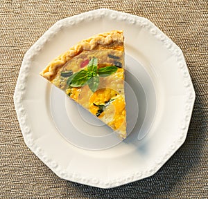 Slice of Quiche Lorraine