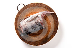 Slice of raw fish