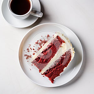 Red Velvet Cake With Coffee: A Pop-culture-infused Delight photo
