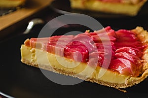 A Slice of Rhubarb Custard Pie