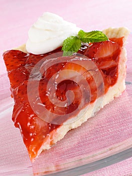 Slice of Strawberry Pie