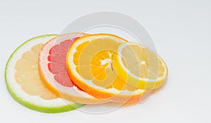 Slice of Sweety ,Pink Grapefruit, Orange and Lemon