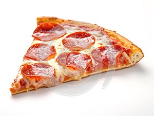 Slice of tasty classic original Pepperoni Pizza