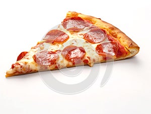 Slice of tasty classic original Pepperoni Pizza
