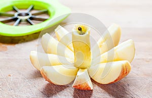 Sliced apple