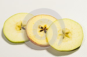 Sliced Apple With Pips Star Centre