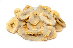 Sliced banana chips