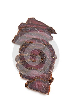 Sliced beef Biltong South African Beef Jerky.