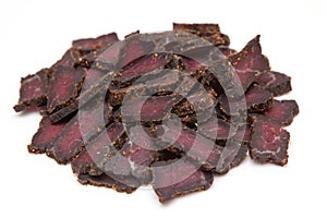 Sliced beef Biltong South African Beef Jerky.