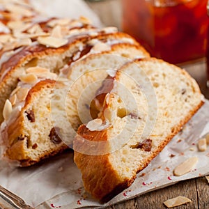 Sliced Braided Sweet Bread