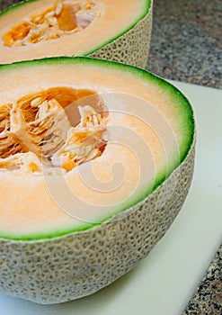 Sliced Canteloupe