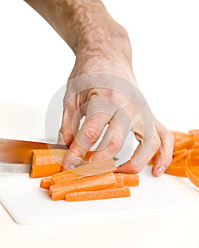 Sliced carrot