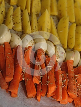 Sliced carrot